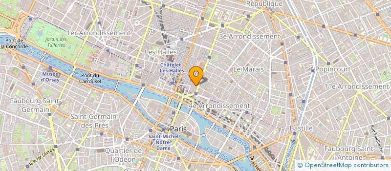 localisation de l'entreprise MONSIEUR THOMAS LOURDEAUX  PARIS