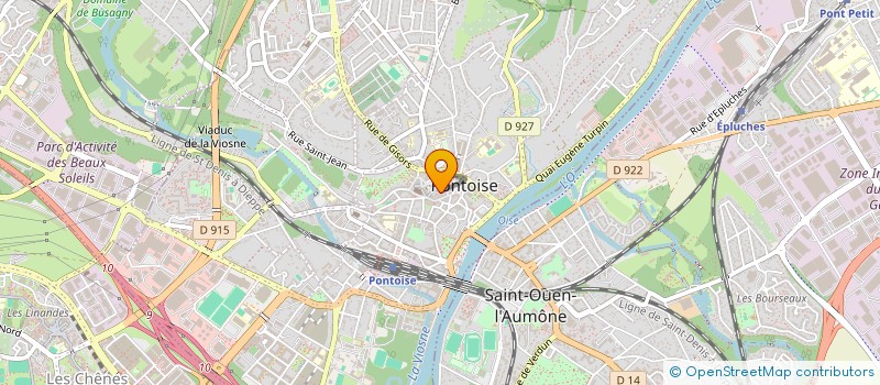 localisation de l'entreprise MONSIEUR THOMAS LOURDESSAMY  PONTOISE