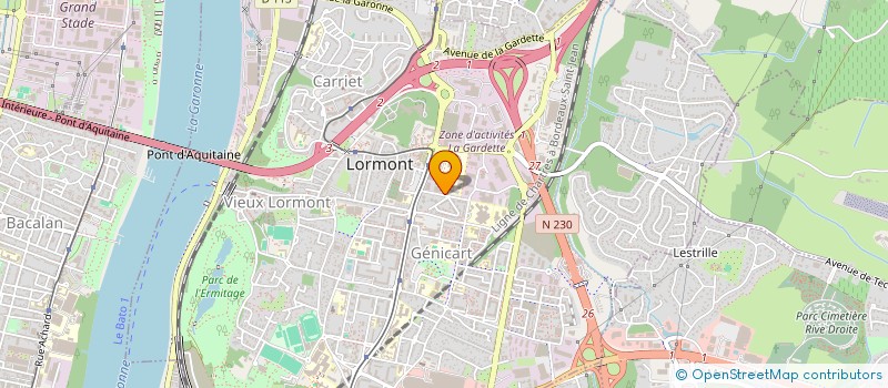 localisation de l'entreprise MONSIEUR THOMAS LOYEN  LORMONT