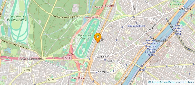 localisation de l'entreprise MONSIEUR THOMAS LOZAC'H  PARIS