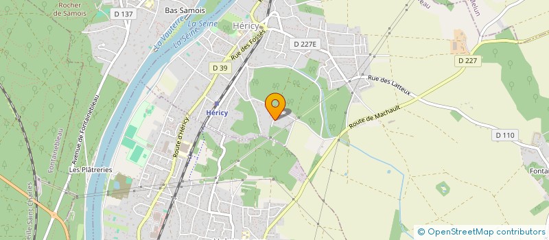 localisation de l'entreprise MONSIEUR THOMAS LUCAS  HERICY