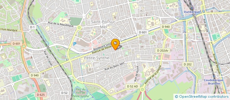 localisation de l'entreprise MONSIEUR THOMAS LUCAS JAVERLIAT à DUNKERQUE