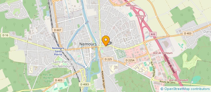 localisation de l'entreprise MONSIEUR THOMAS LUDOVIC  NEMOURS