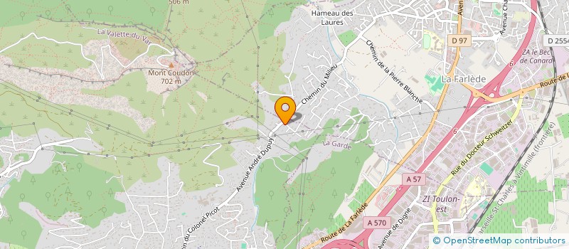 localisation de l'entreprise MONSIEUR THOMAS LUIGGI  LA VALETTE-DU-VAR