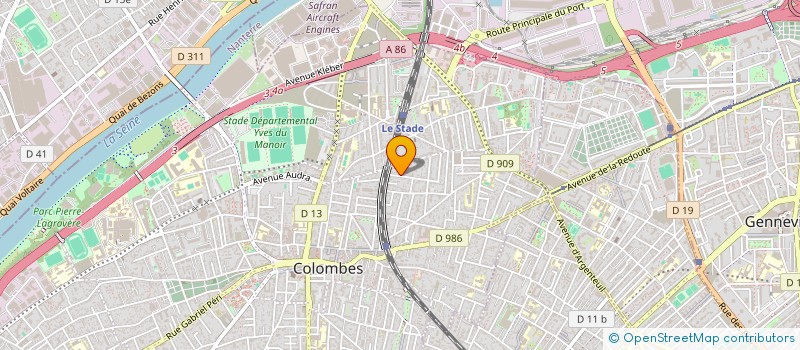 localisation de l'entreprise MONSIEUR THOMAS LUTZ à COLOMBES