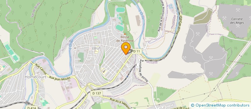 localisation de l'entreprise MONSIEUR THOMAS LUX  JUF