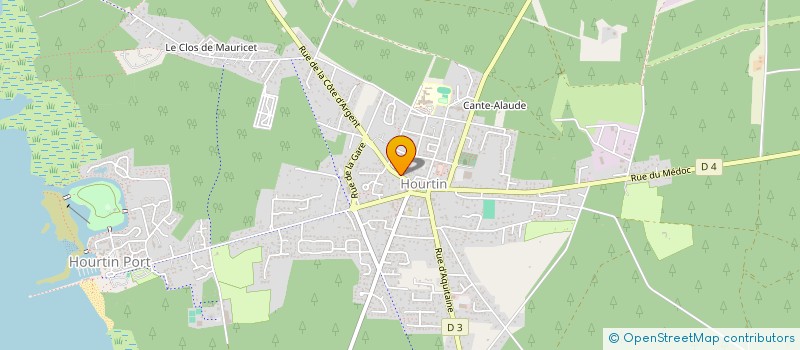 localisation de l'entreprise MONSIEUR THOMAS LUXEY  HOURTIN