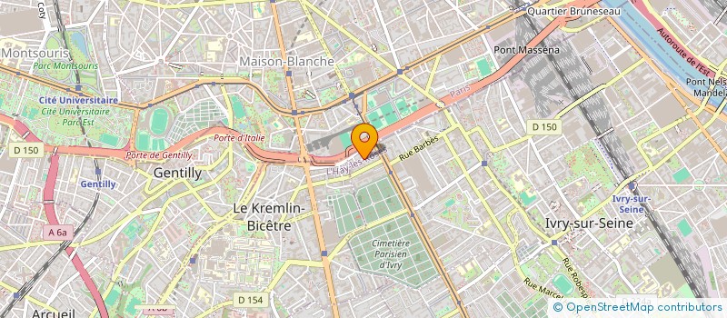 localisation de l'entreprise MONSIEUR THOMAS LY BA  IVRY-SUR-SEINE