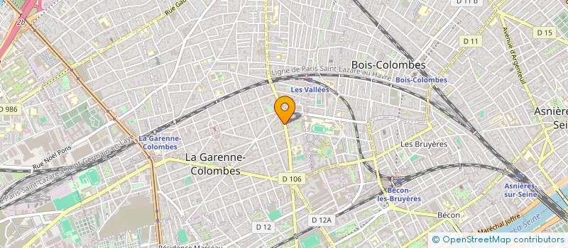 localisation de l'entreprise MONSIEUR THOMAS MACIAZEK  LA GARENNE-COLOMBES