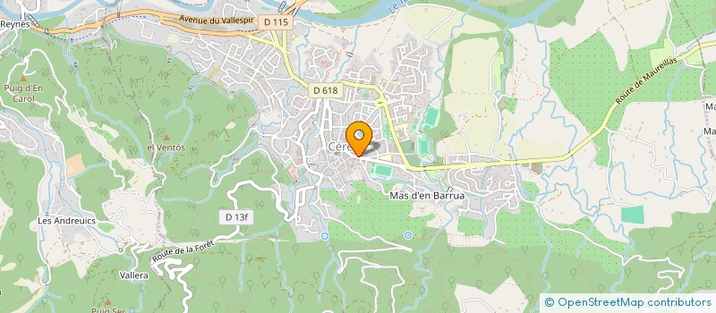 localisation de l'entreprise MONSIEUR THOMAS MADAULE  CERET