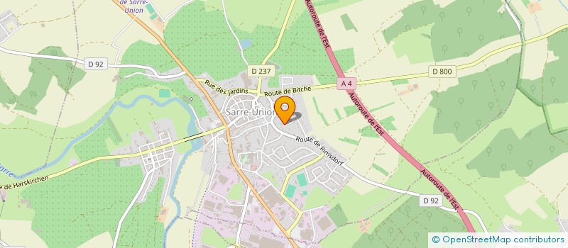 localisation de l'entreprise MONSIEUR THOMAS MAETZ  SARRE-UNION