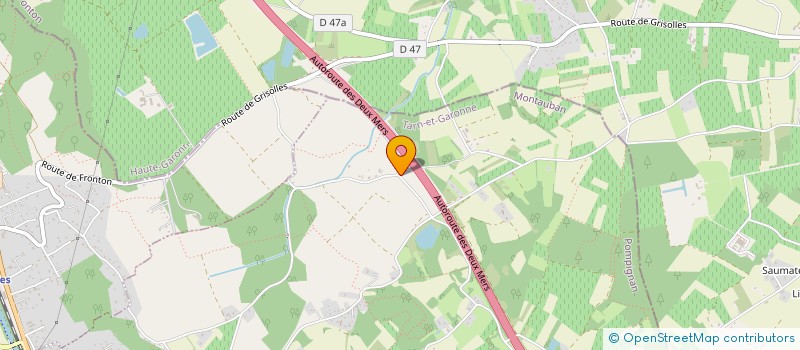 localisation de l'entreprise MONSIEUR THOMAS MAGNANI  POMPIGNAN