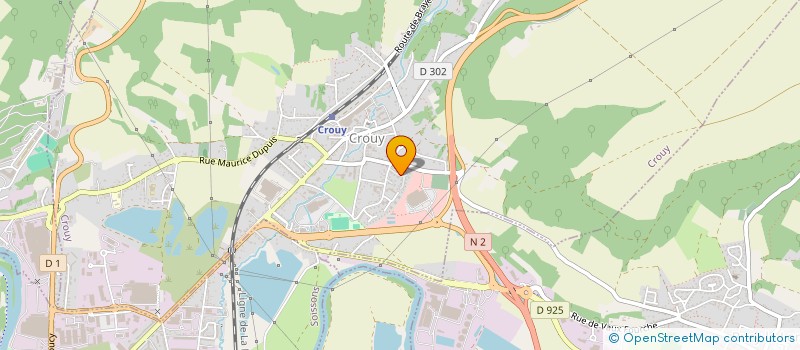 localisation de l'entreprise MONSIEUR THOMAS MAGNIEZ  CROUY