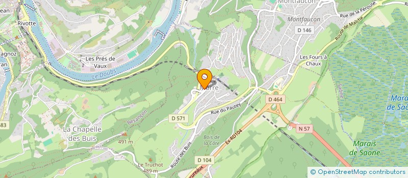 localisation de l'entreprise MONSIEUR THOMAS MAGNIN  MORRE