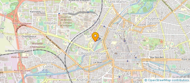 localisation de l'entreprise MONSIEUR THOMAS MAHE à RENNES