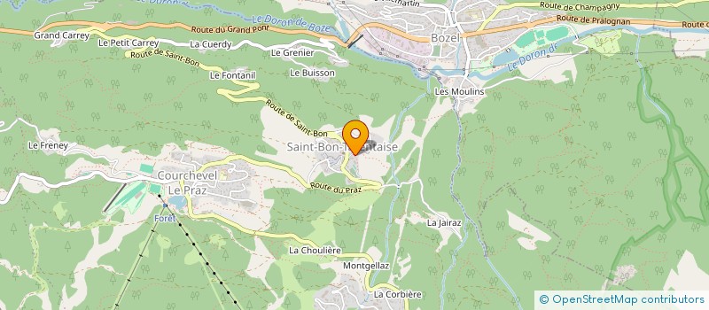 localisation de l'entreprise MONSIEUR THOMAS MAHER  COURCHEVEL
