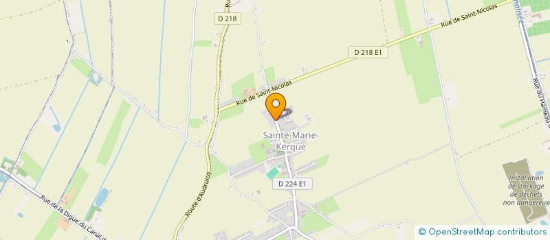 localisation de l'entreprise MONSIEUR THOMAS MAHIEU  SAINTE-MARIE-KERQUE