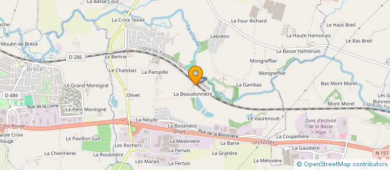 localisation de l'entreprise MONSIEUR THOMAS MAILLARD  SERVON-SUR-VILAINE