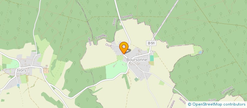 localisation de l'entreprise MONSIEUR THOMAS MAILLARD  BOURSONNE