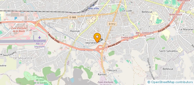 localisation de l'entreprise MONSIEUR THOMAS MAILLARD à ALBI