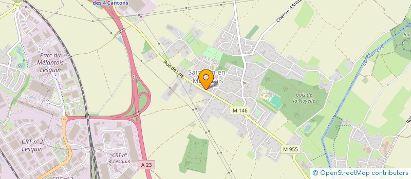 localisation de l'entreprise MONSIEUR THOMAS MAINARDI  SAINGHIN-EN-MELANTOIS