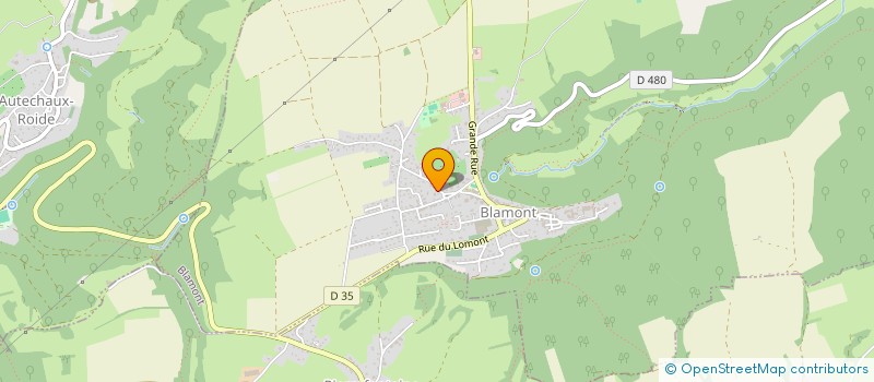 localisation de l'entreprise MONSIEUR THOMAS MAIRE  BLAMONT