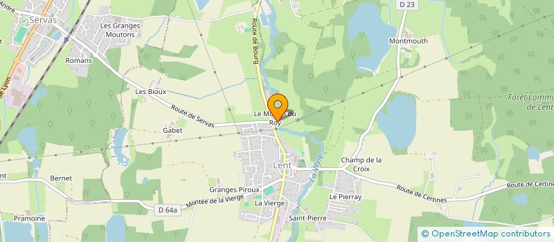 localisation de l'entreprise MONSIEUR THOMAS MAIRESSE  LENT