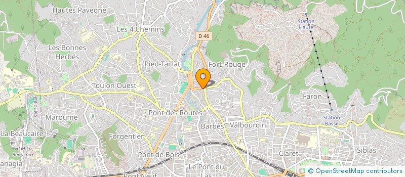 localisation de l'entreprise MONSIEUR THOMAS MAITRIER  TOULON