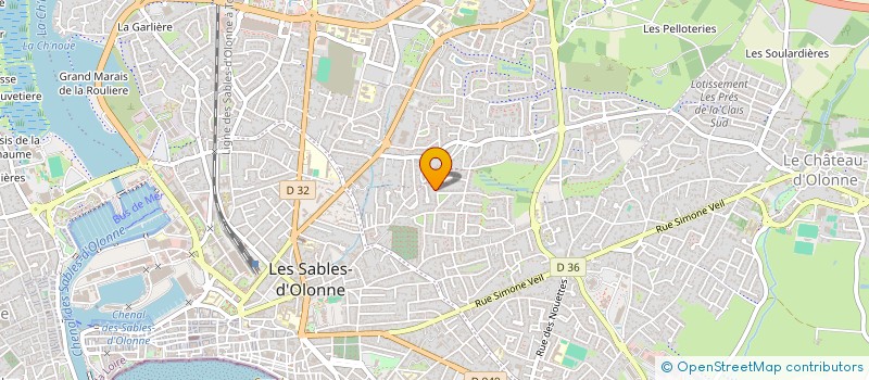 localisation de l'entreprise MONSIEUR THOMAS MALLARD à LES SABLES-D'OLONNE