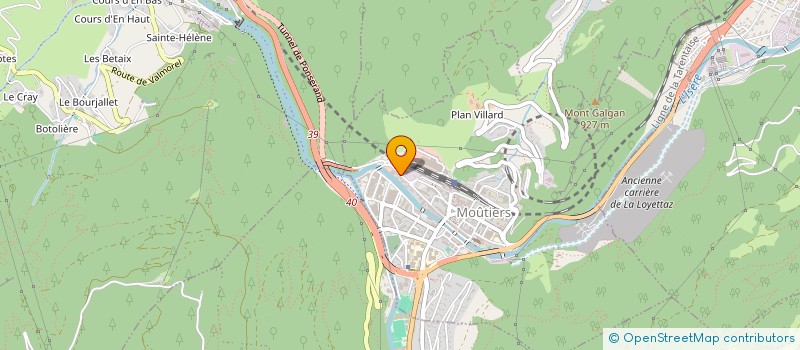 localisation de l'entreprise MONSIEUR THOMAS MANDAROUX à MOUTIERS