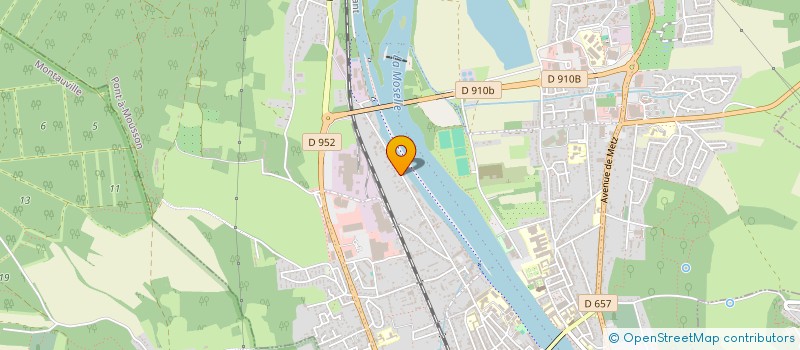 localisation de l'entreprise MONSIEUR THOMAS MANGIN-VOIRIN  PONT-A-MOUSSON