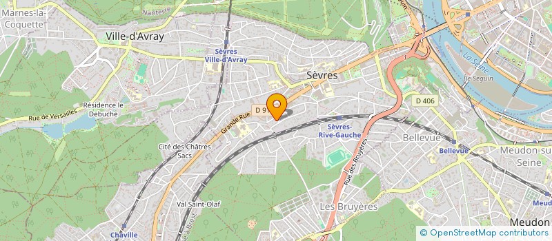 localisation de l'entreprise MONSIEUR THOMAS MANUEL à SEVRES