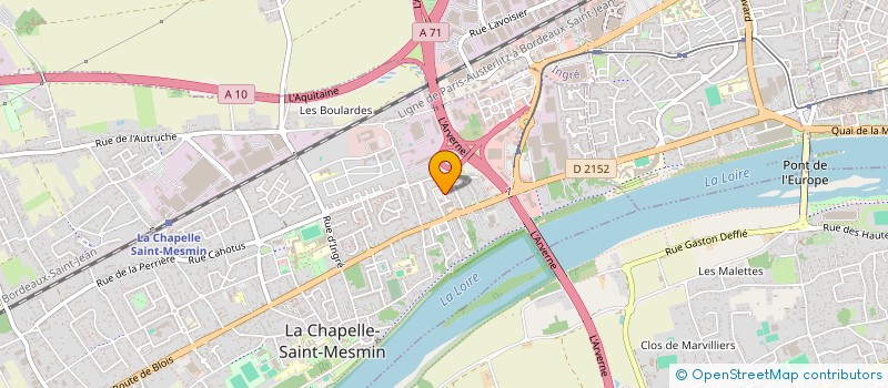 localisation de l'entreprise MONSIEUR THOMAS MARCHAL à LA CHAPELLE-SAINT-MESMIN