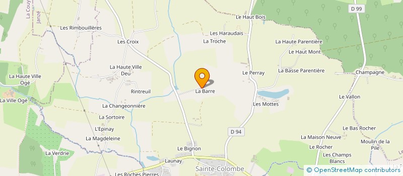 localisation de l'entreprise MONSIEUR THOMAS MARCHAND à SAINTE-COLOMBE