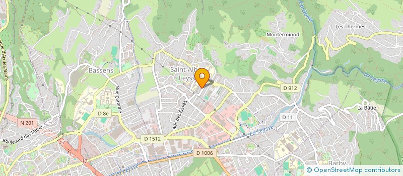 localisation de l'entreprise MONSIEUR THOMAS MARECHAL à SAINT-ALBAN-LEYSSE