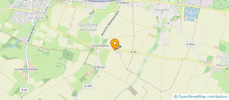 localisation de l'entreprise MONSIEUR THOMAS MARIE  SAINT-COME-DE-FRESNE