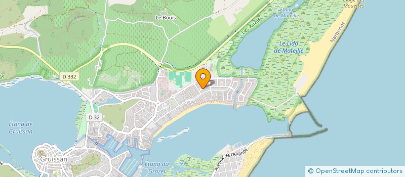 localisation de l'entreprise MONSIEUR THOMAS MARIN  GRUISSAN