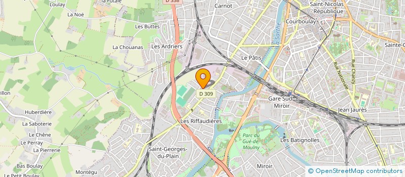 localisation de l'entreprise MONSIEUR THOMAS MARJOLET  LE MANS