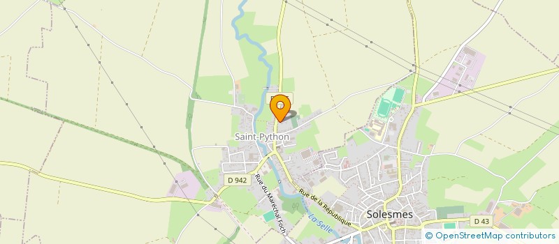 localisation de l'entreprise MONSIEUR THOMAS MARLAIR  SAINT-PYTHON