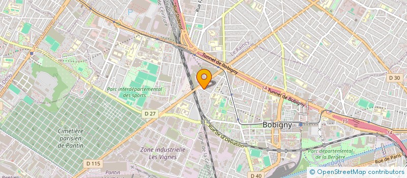 localisation de l'entreprise MONSIEUR THOMAS MAROLANY  BOBIGNY