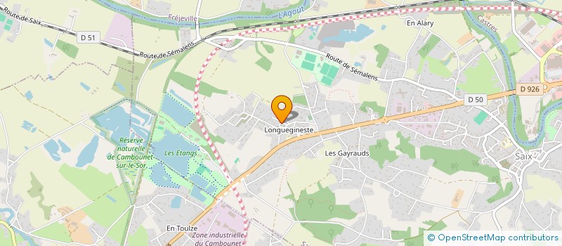 localisation de l'entreprise MONSIEUR THOMAS MARQUES-PRATS  SAIX