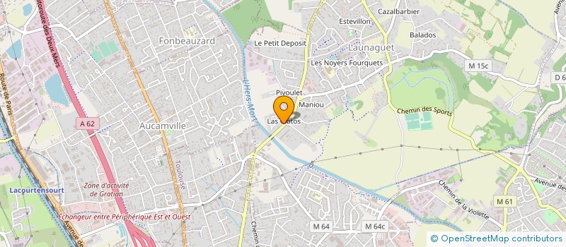 localisation de l'entreprise MONSIEUR THOMAS MARQUET  PECHBONNIEU