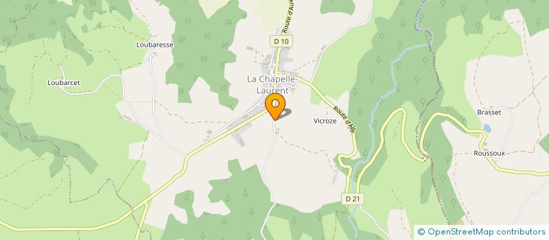 localisation de l'entreprise MONSIEUR THOMAS MARS à LA CHAPELLE LAURENT