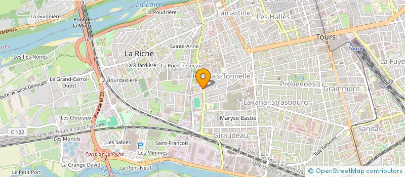 localisation de l'entreprise MONSIEUR THOMAS MARSOLLIER  TOURS