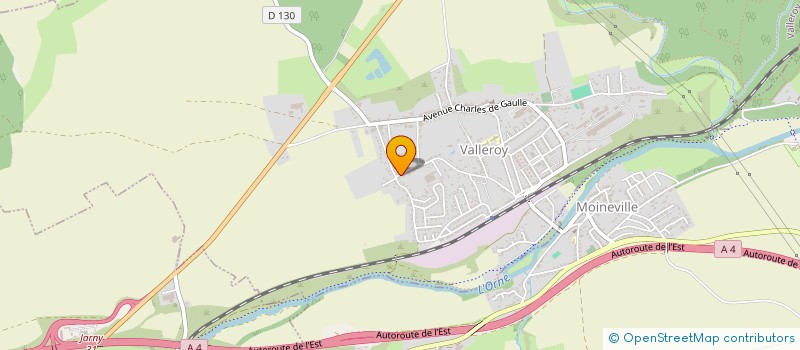 localisation de l'entreprise MONSIEUR THOMAS MARTEL  VALLEROY