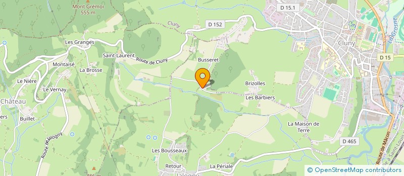 localisation de l'entreprise MONSIEUR THOMAS MARTI  JALOGNY