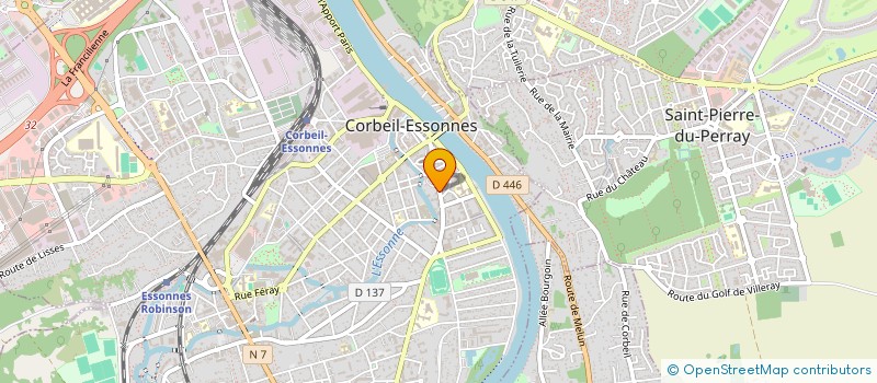 localisation de l'entreprise MONSIEUR THOMAS MARTIN à CORBEIL-ESSONNES