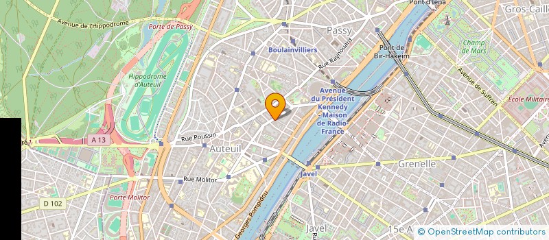 localisation de l'entreprise MONSIEUR THOMAS MARTINEAU  PARIS