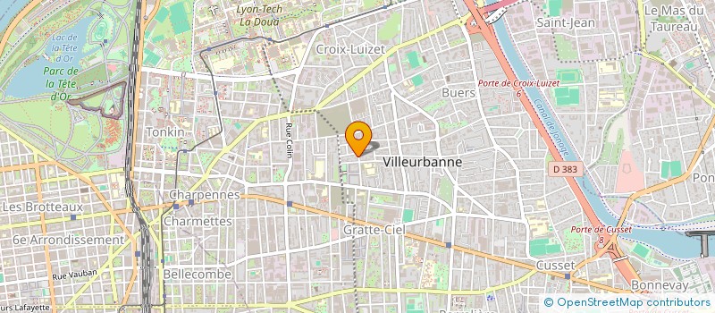 localisation de l'entreprise MONSIEUR THOMAS MARTINEZ à VILLEURBANNE