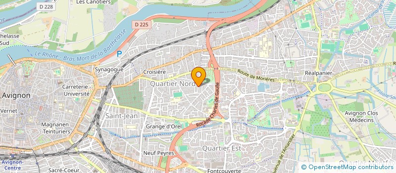 localisation de l'entreprise MONSIEUR THOMAS MARTINEZ  AVIGNON